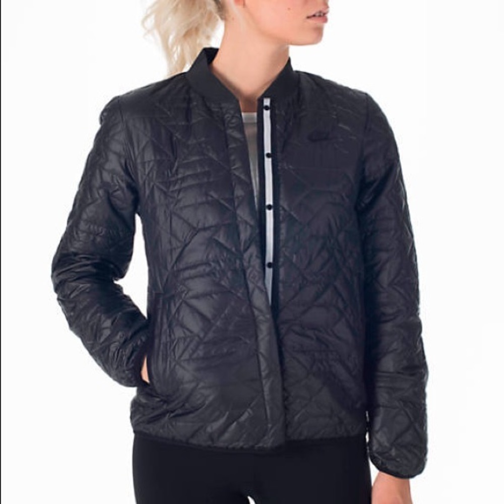 Nike Black Quilted Lightweight Puffer Jacket